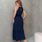 Vestido Midi Feminino Liz em Viscolinho