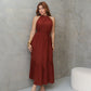 Vestido Midi Feminino Liz em Viscolinho