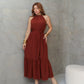 Vestido Midi Feminino Liz em Viscolinho