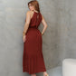 Vestido Midi Feminino Liz em Viscolinho
