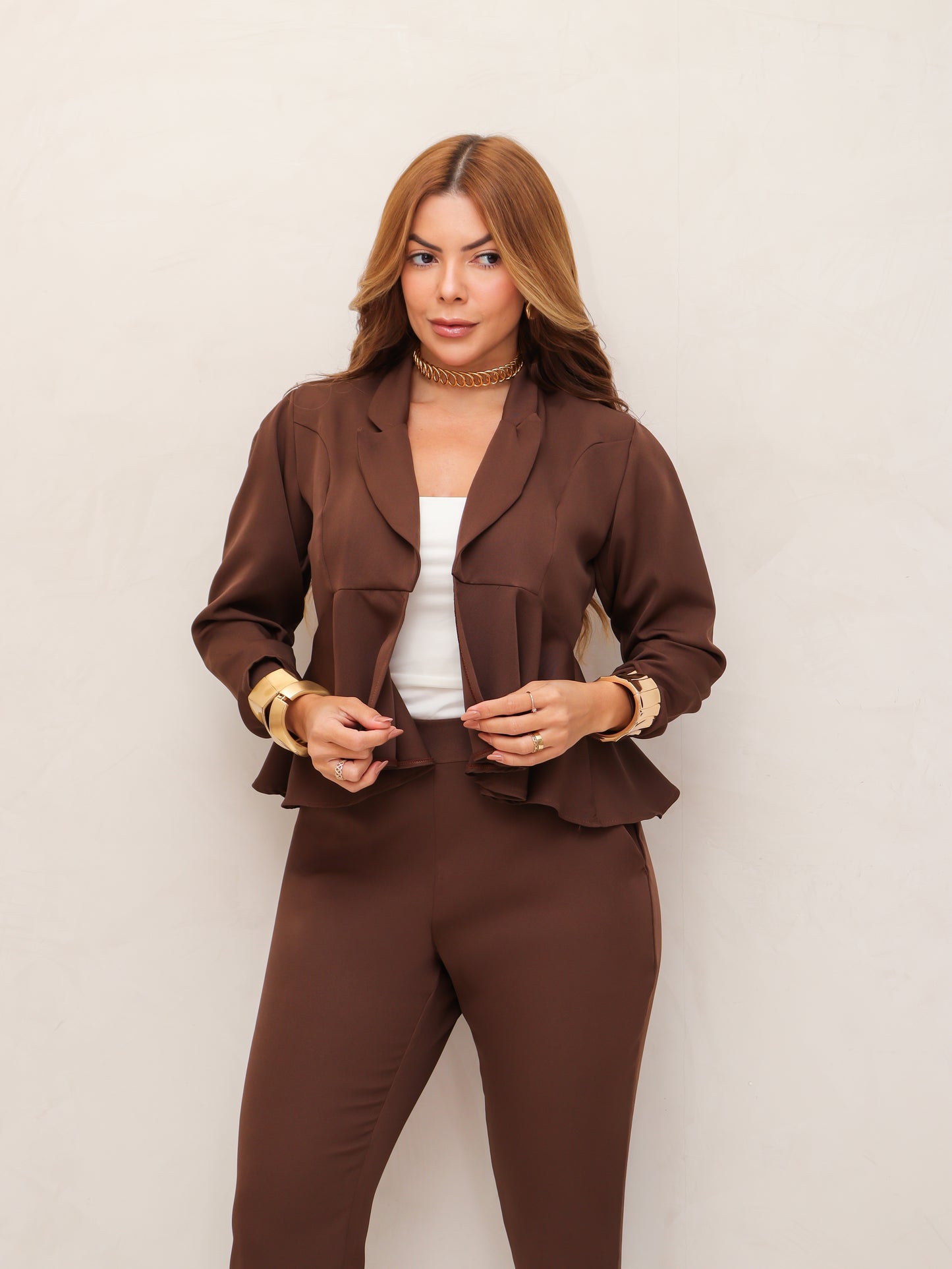 Conjunto Calça + Blazer Alfaiataria