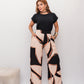 Conjunto Cléo Calça Estampada + Blusa