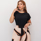 Conjunto Cléo Calça Estampada + Blusa
