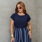 Conjunto Cléo Calça Estampada + Blusa