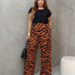 Conjunto Cléo Calça Estampada + Blusa