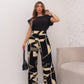 Conjunto Cléo Calça Estampada + Blusa