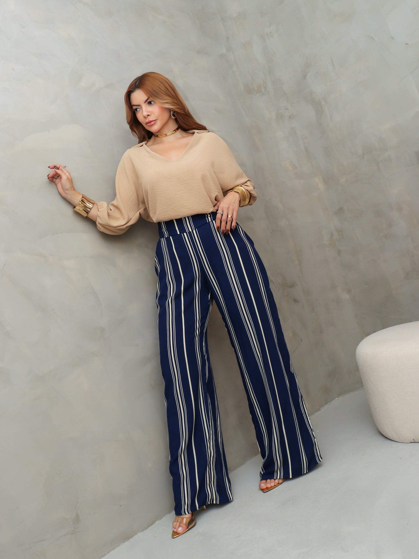 Conjunto Celina – Blusa com Calça Pantalona