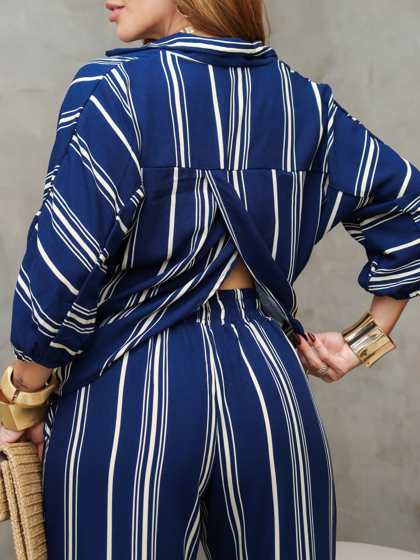 Conjunto Celina – Blusa com Calça Pantalona