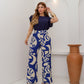 Conjunto Cléo Calça Estampada + Blusa