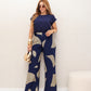 Conjunto Cléo Calça Estampada + Blusa