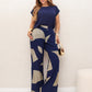 Conjunto Cléo Calça Estampada + Blusa