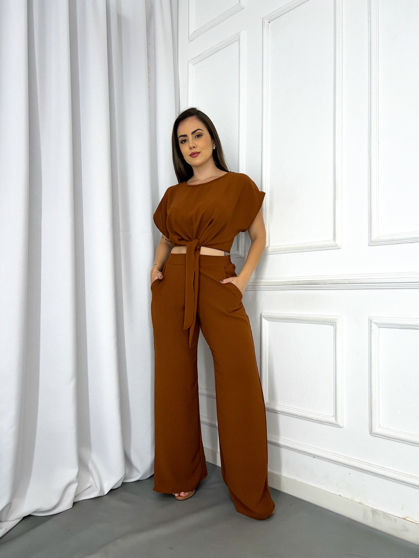 Conjunto Camila Calça + Blusa