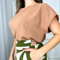 Conjunto Cléo Calça Estampada + Blusa