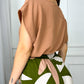 Conjunto Cléo Calça Estampada + Blusa